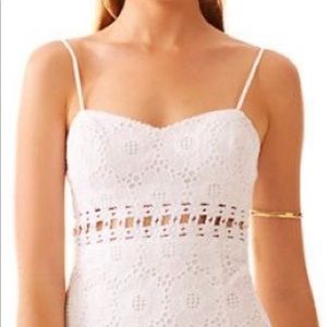 Lilly Pulitzer White Lace strap dress